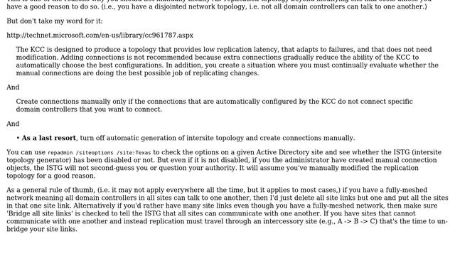 DevOps & SysAdmins: AD Sites - Replication Connections (3 Solutions!!)