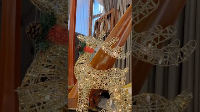 Праздничное убранство отеля Magic Harp