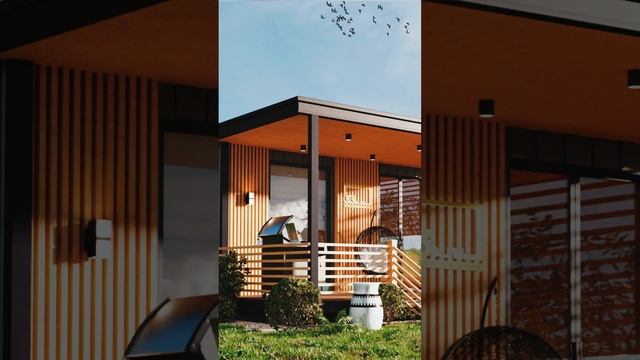 Проект дачного домика из 20-ти футового контейнера.