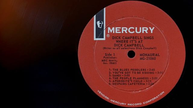 Fantastic Folk Sunday…Dick Campbell -  Aphrodite’s Child  …1965