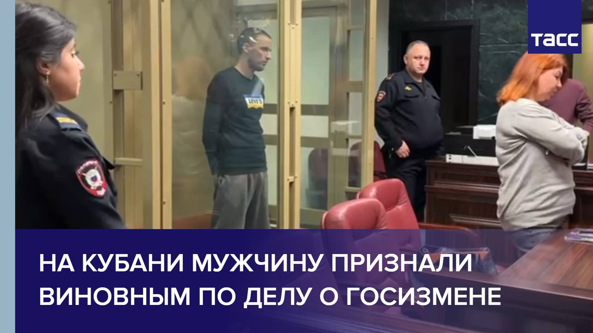 На Кубани мужчину признали виновным по делу о госизмене