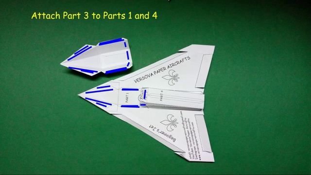 Free DIY Paper Beginner's Jet by Versova Paper Aircrafts