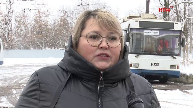 Рейс Ялга — Николаевка. В Саранске на обновлённый маршрут выехал 1-й троллейбус.