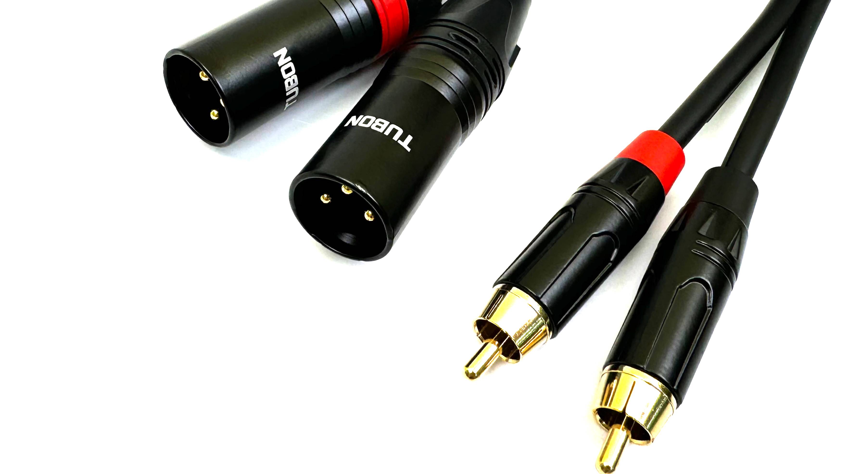 Кабель TUBON Микрофонный межблочный 2 x XLR (M) Male - 2 x RCA (M) Male OD6.0 ПВХ 2XM2R002 5м