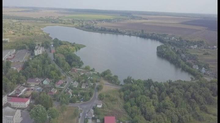 Курская обл. Курский р-он пос. Камыши с высоты птичьего полёта