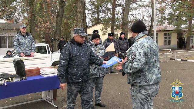 В Каменском районе Ростовской области состоялась смена сводного отряда полиции