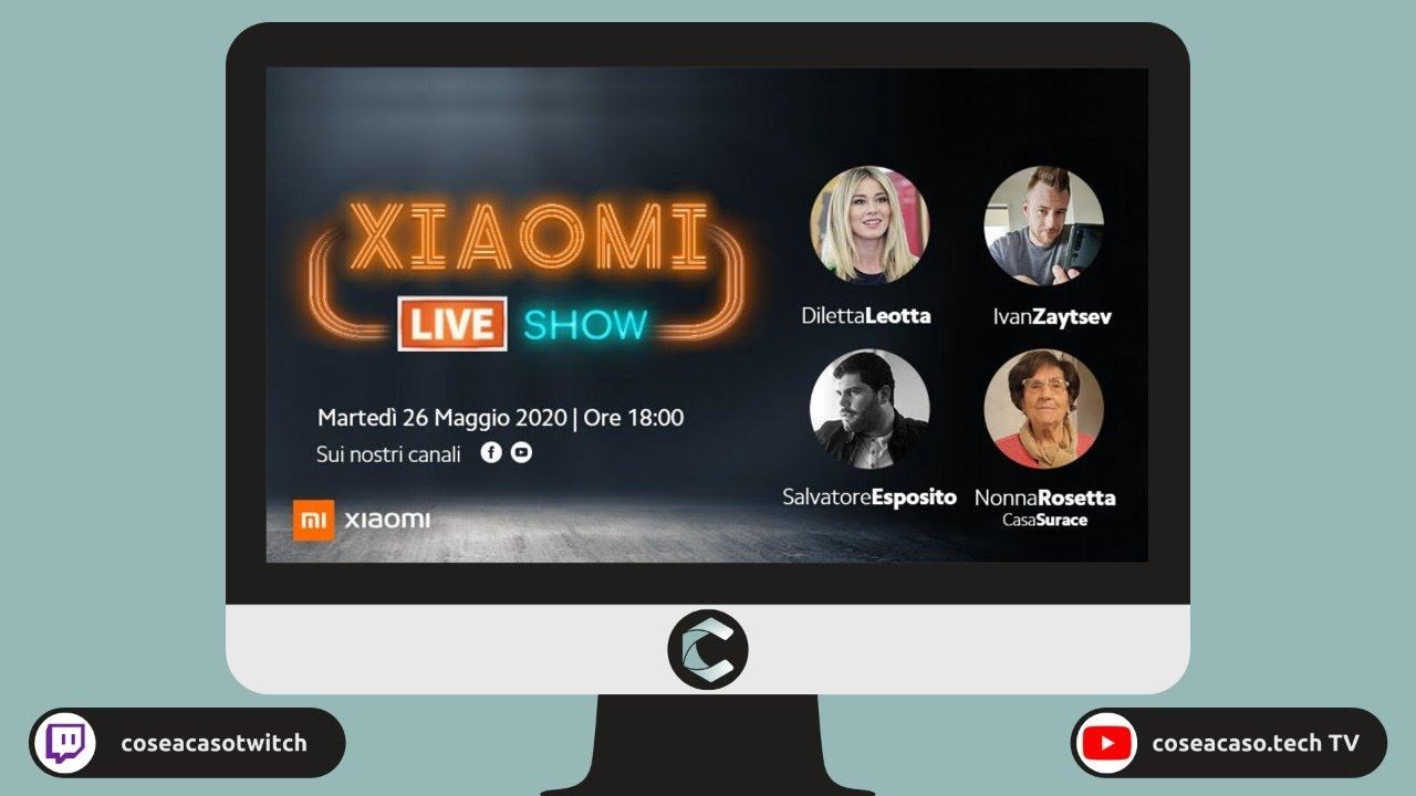 #XiaomiLiveShow | Live Reaction del 26/05/2020