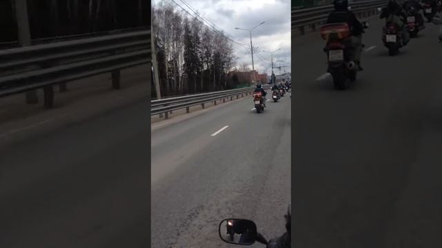 Открытие мотосезона Зеленоград 2015