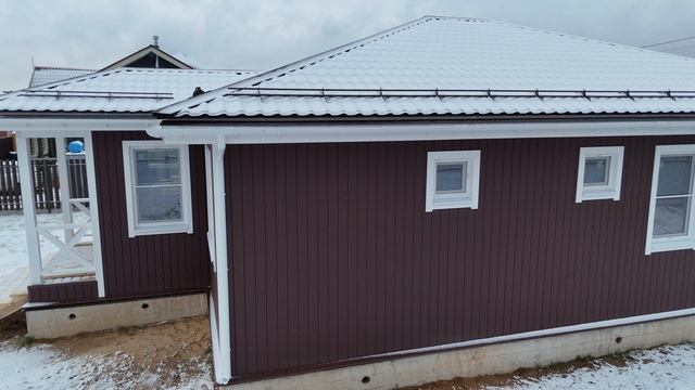 Каркасный дом 10х15м.