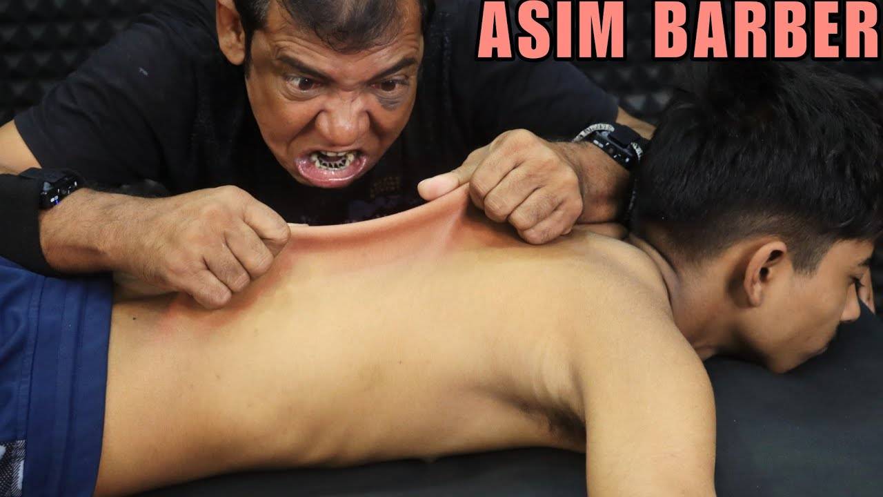 Unlimited Skin Cracking by Asim Barber ｜ Full Body Massage & Neck Cracking ｜ Spine Cracking ｜ ASMR