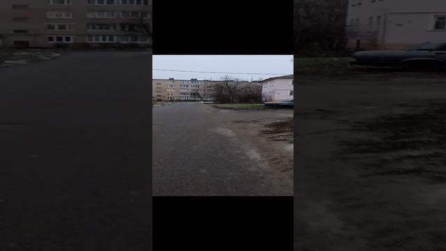 на электро самокате поздняя осень