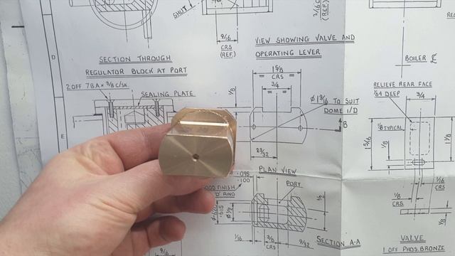 9F Loco 5" Gauge - Part 80  Regulator Valve (Part 1)