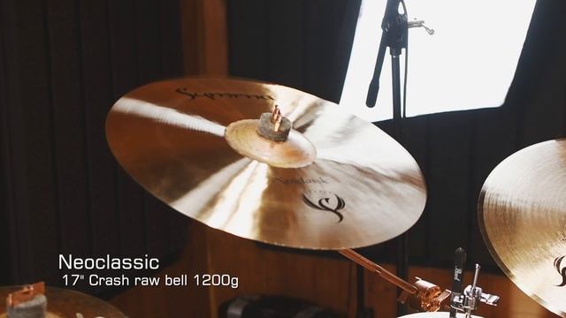 Symrna - Neoclassic 17" crash raw bell, 1200g