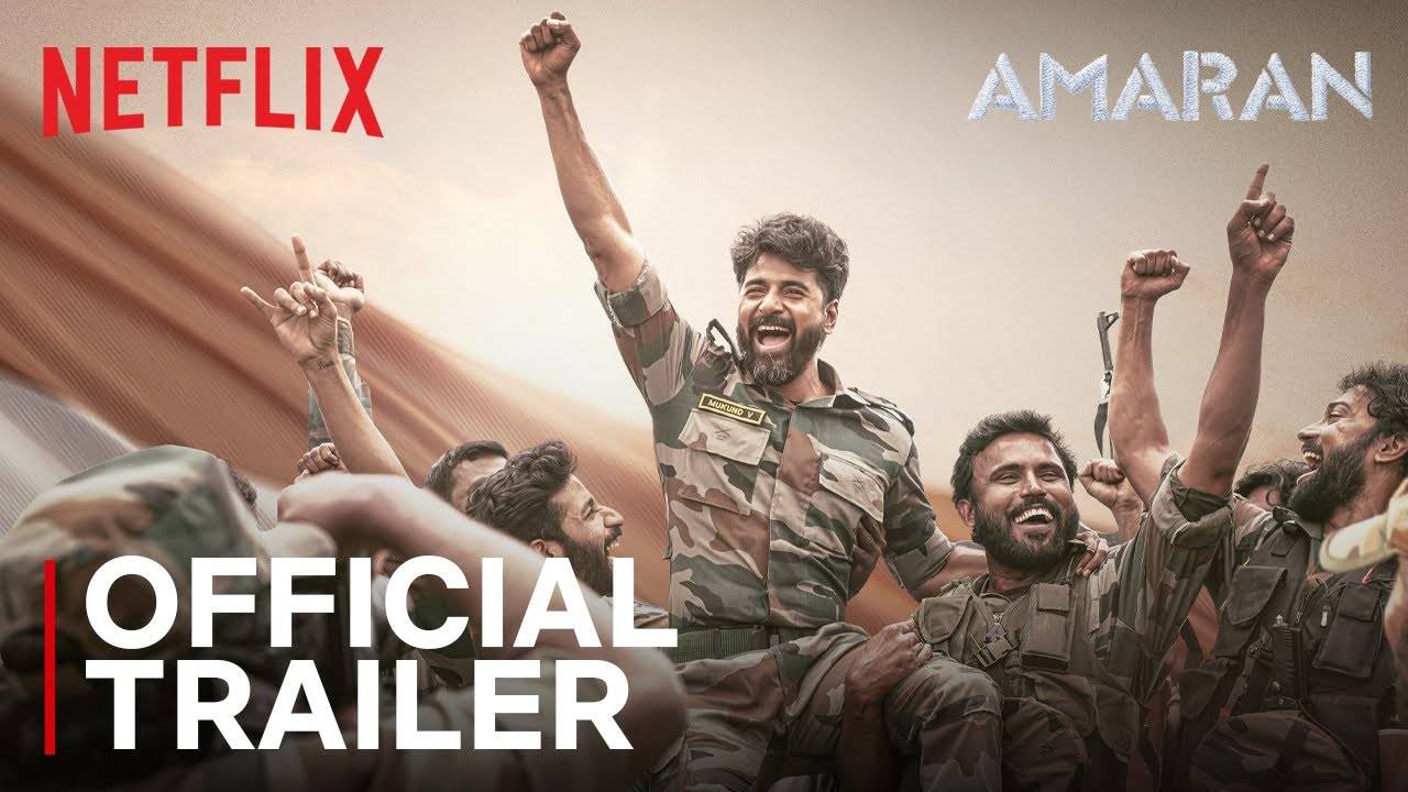 Amaran Movie - Official Trailer | Netflix