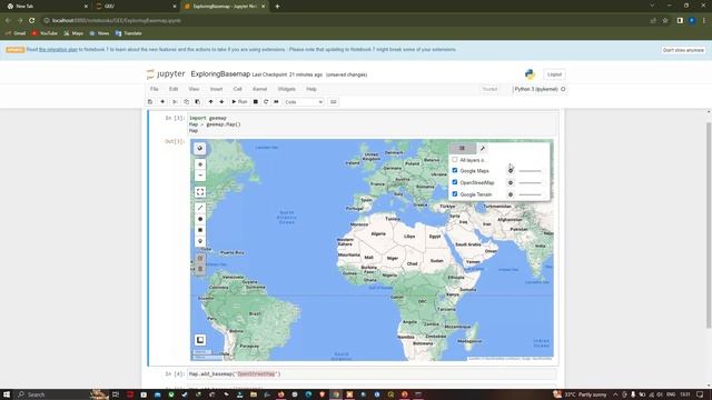 Adding Base maps to Geemap with Earth Engine | Geemap for Beginners