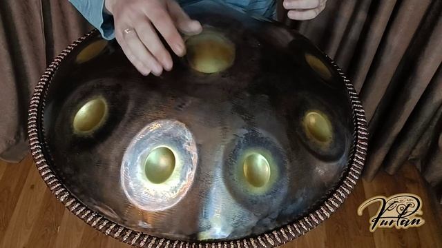 KurPan | Handpan B Melodic Minor 9 | B / F# G B C# D E F# G - нержавейка