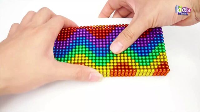 Магнитные шарики - ASMR Satisfying Magnet Balls - Постройте красивый дом с гаражом и бассейном