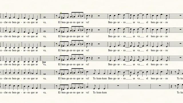 El Cumbancero - Soprano 2 - Slow tempo (piano) by ACM coro
