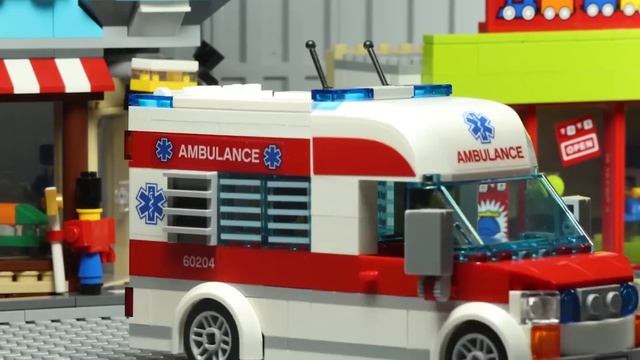 Lego City Beach Fire