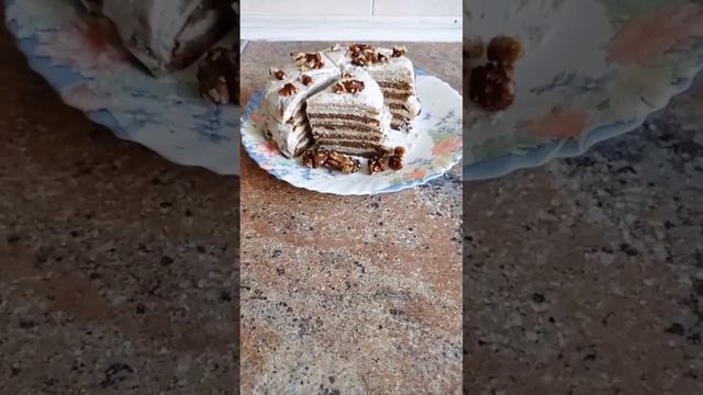 Вкусный тортик из блинов😋