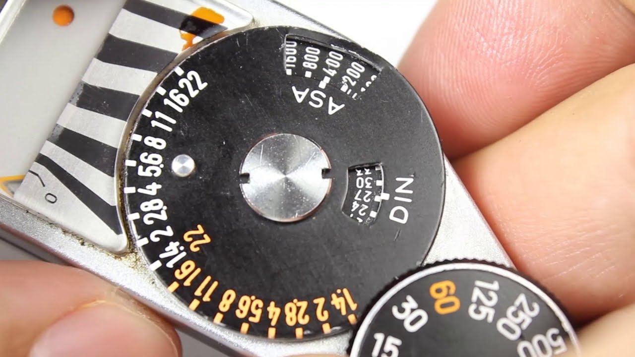 How To Use Minolta Light Meter SR Meter V, SR Meter-S