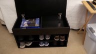 The Shoe Rack Bench - Storage and Seating in one