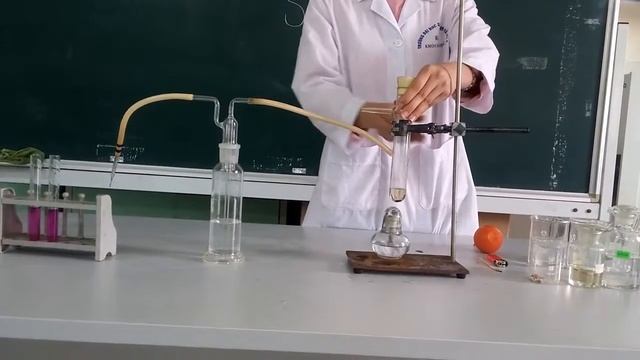 Bài thực hành số 4 Lớp 11CB: Điều chế và thử tính chất của etilen