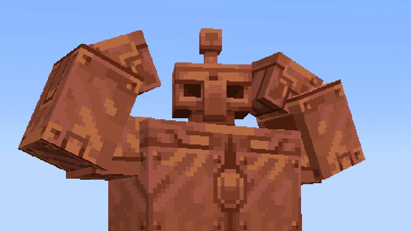 Храм Танка + Завод блоков меди Create Minecraft
