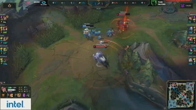 [ SaudieLeagues highlights #7 ]  [ QLASH vs Team Falcons ]  6# الدوري السعودي الإلكتروني اليوم