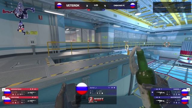 VeterOk -vs- Chekyha FC // Четвертьфинал верхней сетки Perfect World Shanghai Major 2024 @kn1feTV