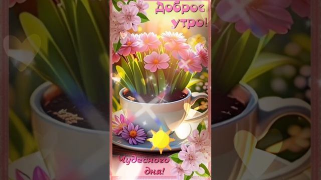 Весеннего настроения...Хорошего дня...Доброе утро 😊💖🌿