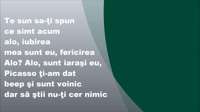 O-Zone - Dragostea din tei, Versuri