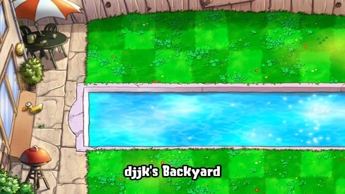 Plants vs. Zombies День третий бассейн у дома