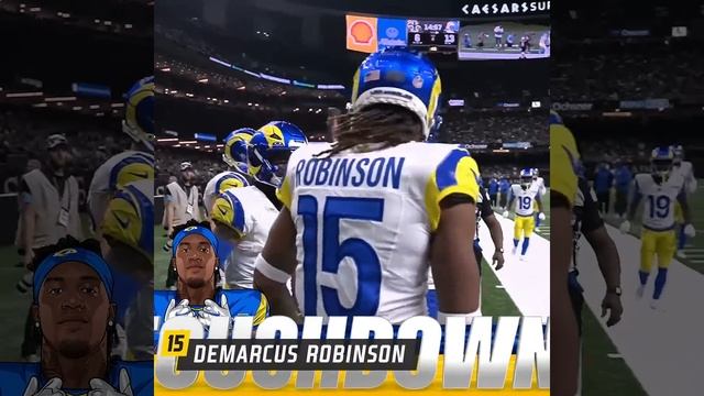 Demarcus Robinson catches for a 3-yard Touchdown vs. New Orleans Saints