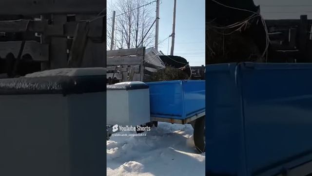 Мотоблок или саночки?!...