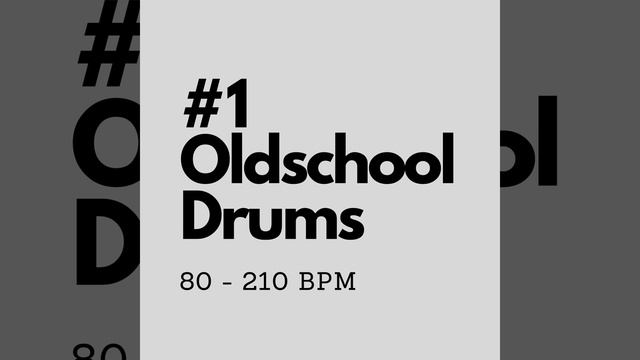 Oldschool Drums #1 - 120 bpm