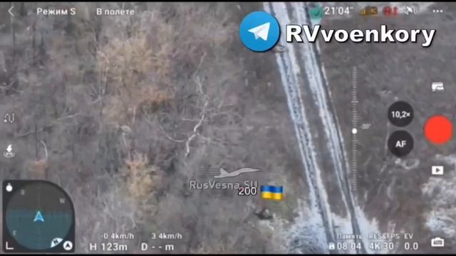 Разведчики устроили засаду на группу боевиков ВСУ на Кураховском направлении ▪