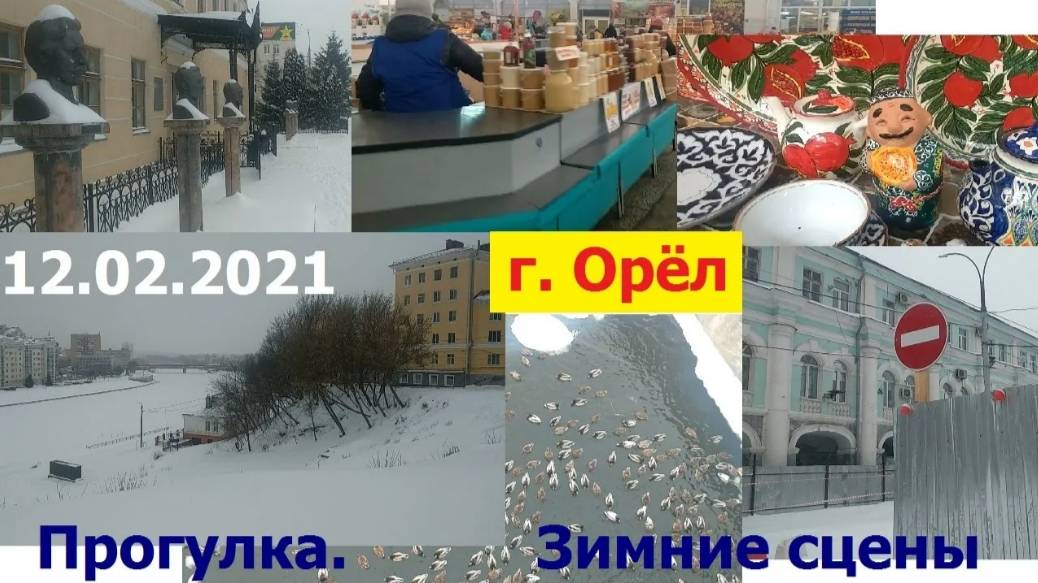 0955 город Орёл, рынок, ремонт Красного моста, Детский парк, стрелка, фонтан Кони памятник Тургеневу