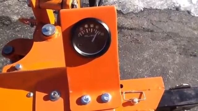 Harbor Freight Diesel trencher Oil pressure gauge install