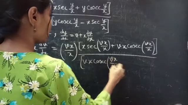 xsec(y/x)(ydx+xdy)=ycosec(y/x)(xdy-ydx) #HomogeneousDifferentialEquation L482