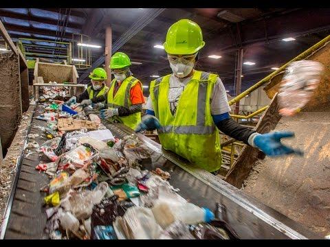 Sorting your recyclables at Pioneer Recycling