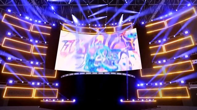 WWE SummerSlam 2019 Opening Pyro Replication Stage Animation