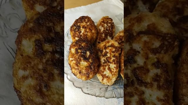 Котлеты с кабачком и фаршем