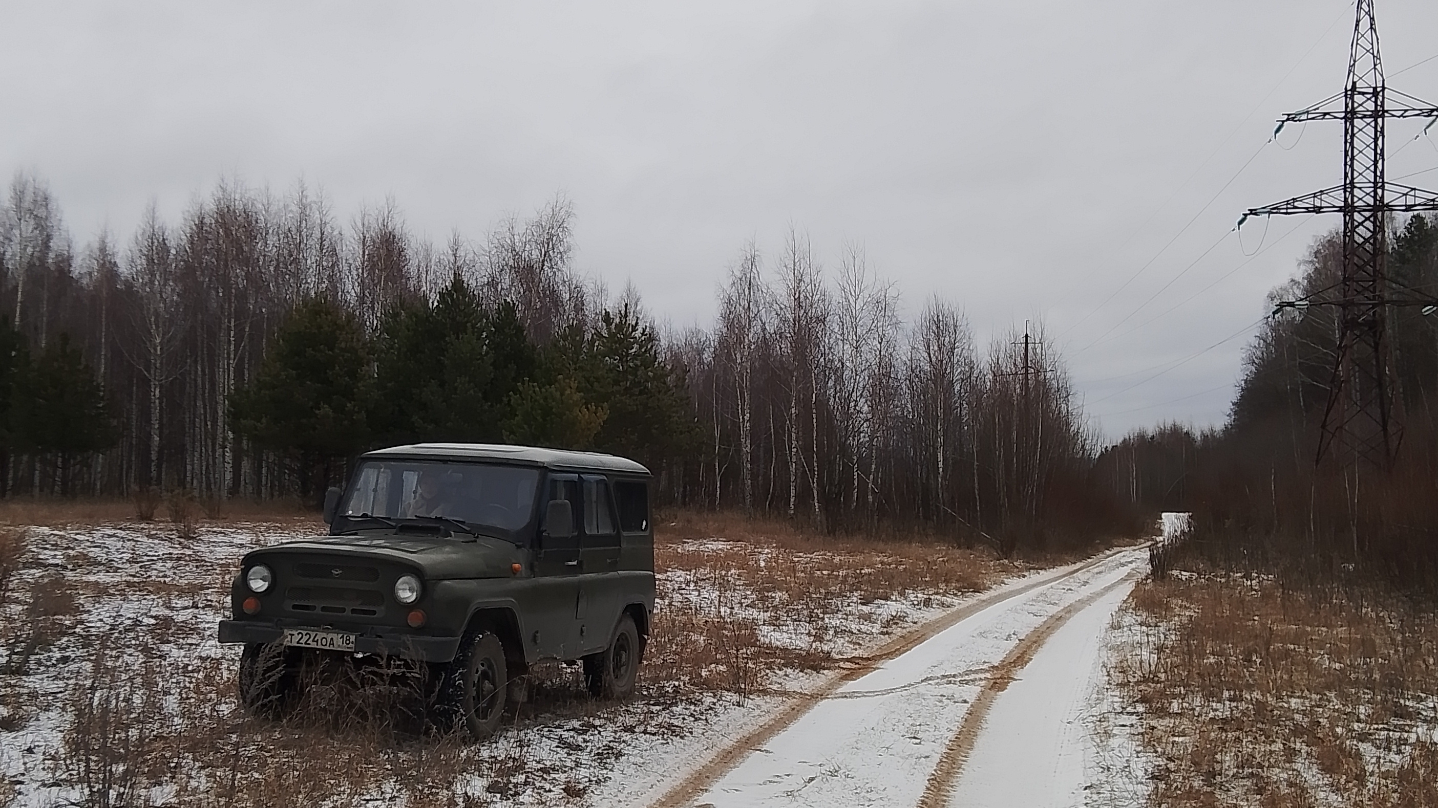 Первый день зимы на даче