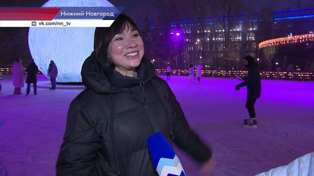 В первый день зимы в парке «Швейцария» открылся каток