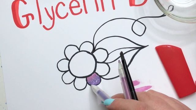 Gel Pen Coloring: Part 6 - Glycerin Blending