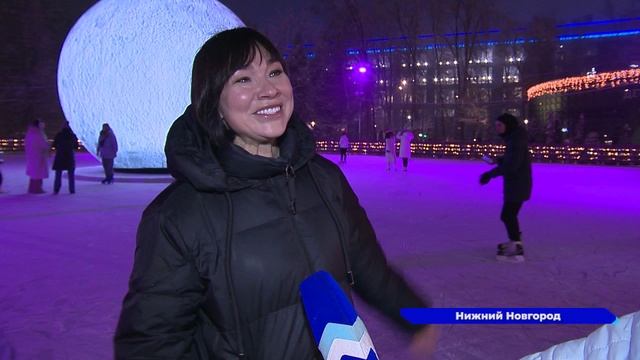 В первый день зимы в парке «Швейцария» открылся каток