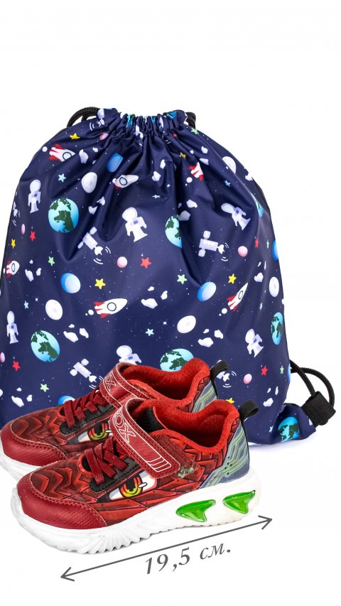 Сумка - мешок для сменки и вещей для ребенка от 2 до 6 лет