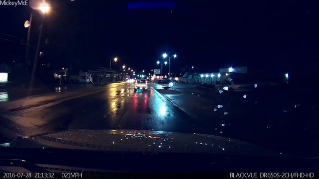 Beautiful Lightning Strike Caught On Dashcam