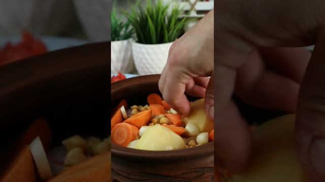 Кузача. Шурпа в горшочке #кузача #шурпа #суп